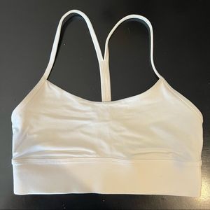 Lululemon Flow-Y bra White size 8